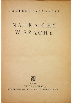 Nauka gry w szachy 1950 r.