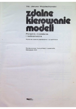 Zdalne kierowanie modeli