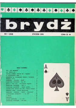 Brydż Nr 1 do 12 / 78
