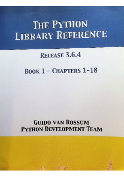 The Python Library Reference : Release 3.6.4 - Book 1