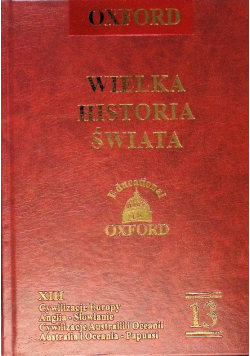 Oxford Wielka Historia Świata Tom 13