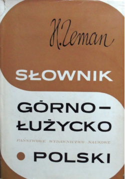 Słownik górnołużycko polski