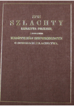 Spis szlachty Królestwa Polskiego