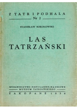 Las tatrzański 1936 r.