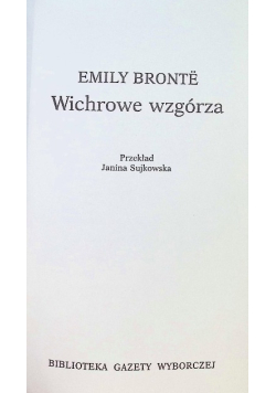 Biblioteka Gazety Wyborczej Tom 13 Wichrowe wzgórza