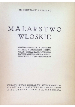 Malarstwo Włoskie 1938 r.