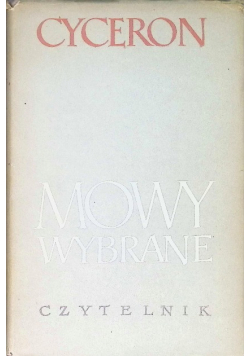 Cyceron Mowy wybrane