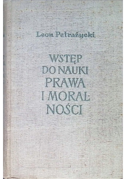 Wstęp do nauki prawa i moralności