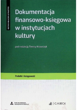 Dokumentacja finansowo-księgowa w instytucjach kultury
