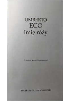 Imię róży