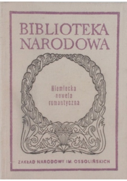 Biblioteka narodowa niemiecka nowela romantyczna