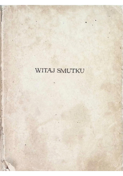Witaj Smutku
