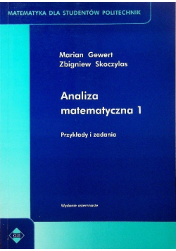 Analiza matematyczna Część 1
