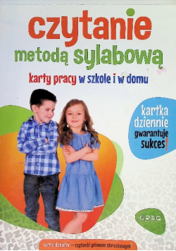 Czytanie metodą sylabową Karty pracy w szkole i w domu