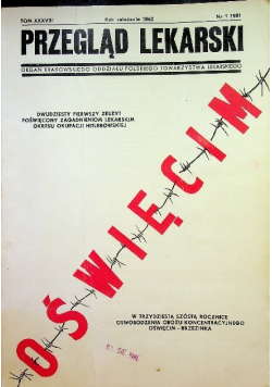 Przegląd Lekarski Nr 1 / 83 Oświęcim