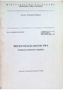 Mechanizacja Rolnictwa
