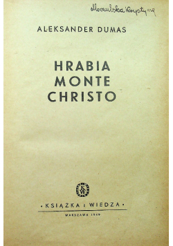 Hrabia Monte Christo, 1949 r.