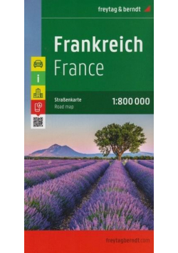Mapa samochodowa - Francja 1:800 000