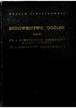 Budownictwo ogólne Tom III