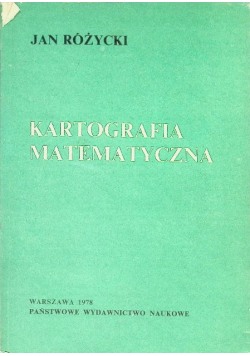 Kartografia matematyczna