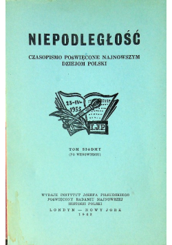 Niepodległość Tom 7