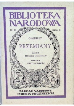 Owidiusz Przemiany