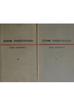 Pisma rozproszone Tom 1 i 2