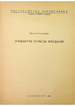 Dyskretne funkcje specjalne