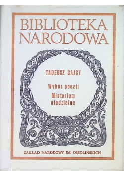 Wybór poezji misterium niedzielne