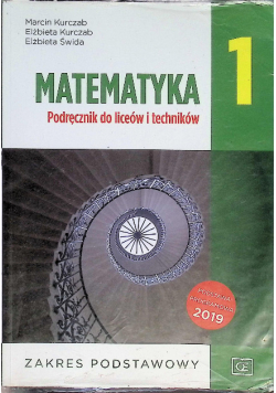 Matematyka Klasa 1 Podręcznik Zakres podstawowy