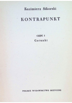 Kontrapunkt Część I