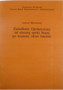 Zasiedlenie Opolszczyzny