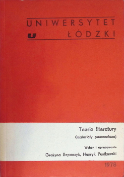 Teoria literatury