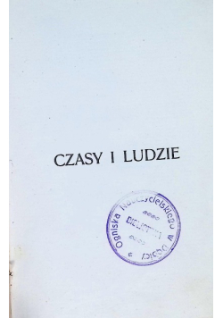 Czasy i ludzie 1905 r.