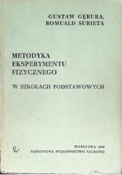 Metodyka eksperymentu fizycznego w szkołach podstawowych