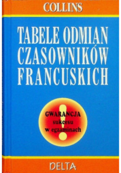 Tabele odmian czasowników francuskich