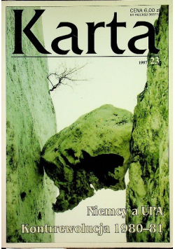 Karta Nr 23 / 97 Niemcy a UPA Kontrrewolucja 1980 - 81