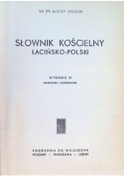 Słownik kościelny łacińsko polski