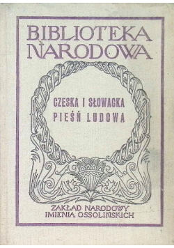 Czeska i słowacka pieśń ludowa