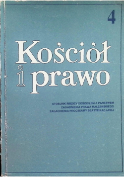 Kościół i Prawo Tom 4