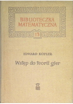 Wstęp do teorii gier