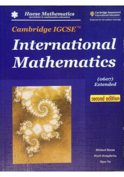 Cambridge IGCSE International Mathematics