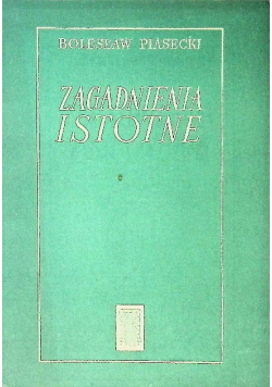 Zagadnienia istotne