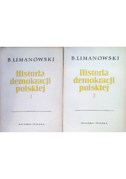 Historia demokracji polskiej w epoce porozbiorowej Część 1 i 2
