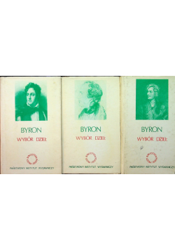 Byron Wybór Dzieł tom 1 do 3