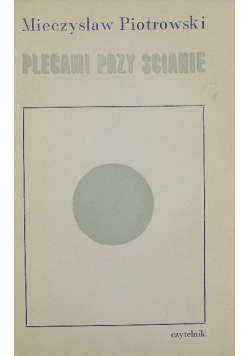 Plecami przy ścianie