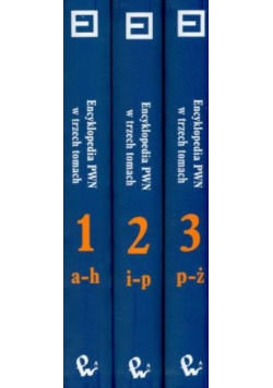 Encyklopedia PWN Tom 1 do 3