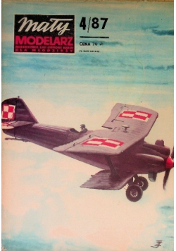 Mały Modelarz Nr 4 / 87 Samolot BREGUET XIX B-2