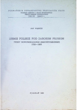 Ziemie Polskie Pod Zaborem Pruskim