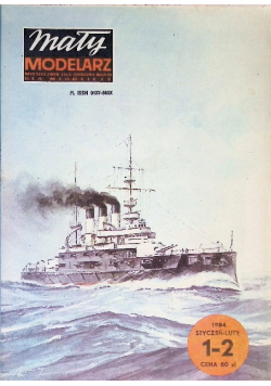 Mały modelarz Nr 1 i 2 / 84 Pancernik eskadrowy